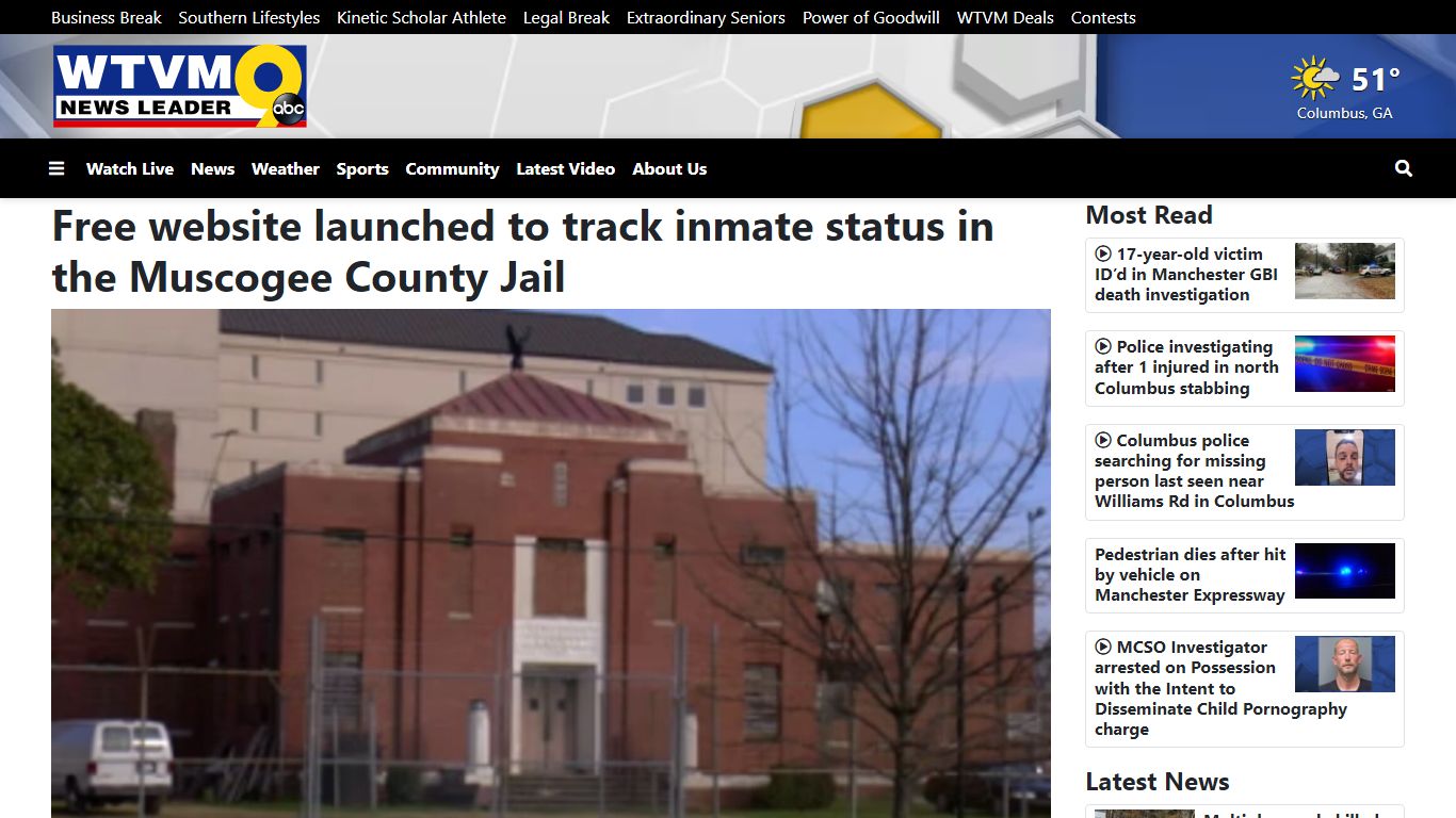 Free website launched to track inmate status in the Muscogee County Jail